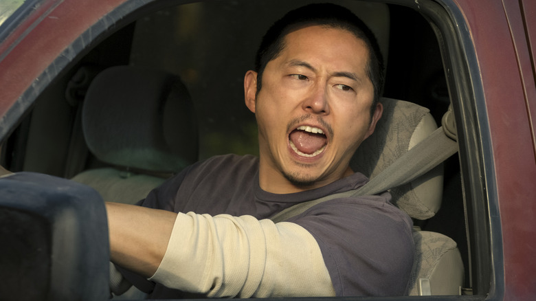 Danny Cho in car yelling