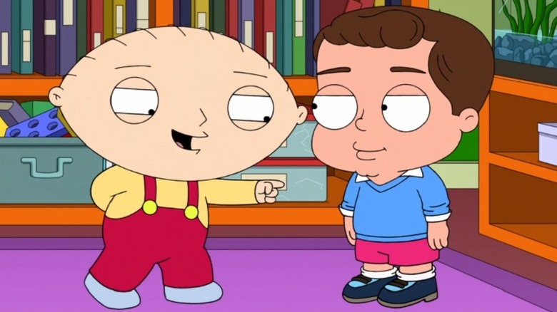 Chris Parnell voices Doug, right