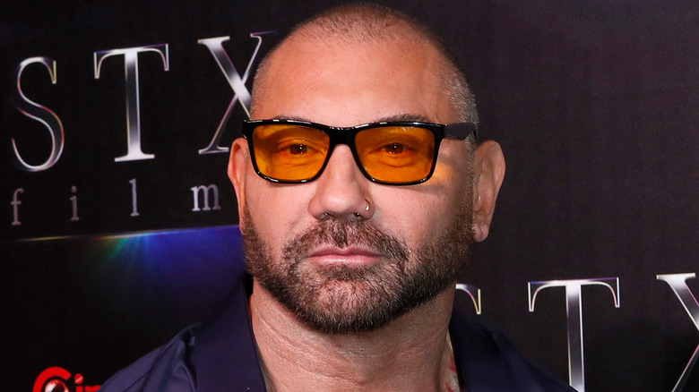 Dave Bautista posing