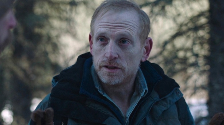 David talking to his henchman