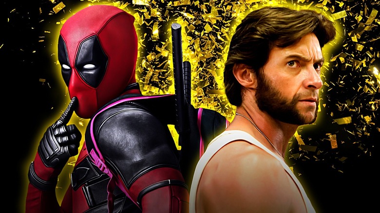 Deadpool and Wolverine back to back confetti