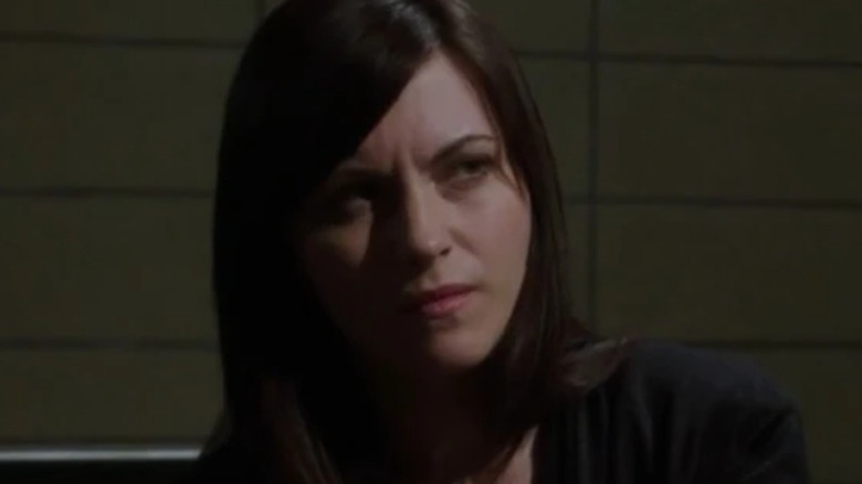 Alysa Darvin frowning