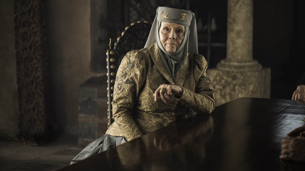 Diana Rigg as Olenna Tyrell on Game of Thrones