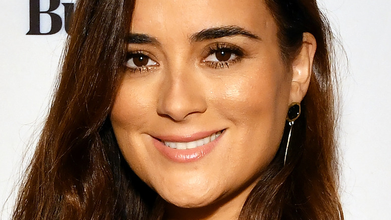 Cote de Pablo smiling red carpet