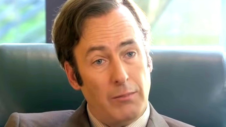 Jimmy McGill looking suspicious