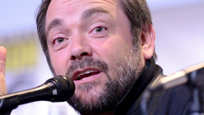 Mark Sheppard talking