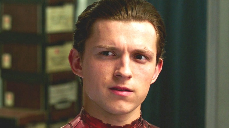 Peter Parker in Spider-Man suit