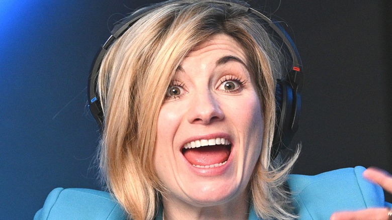 Jodie Whittaker looking excited