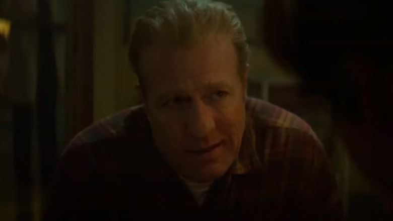 Gregg Henry talks to a kid