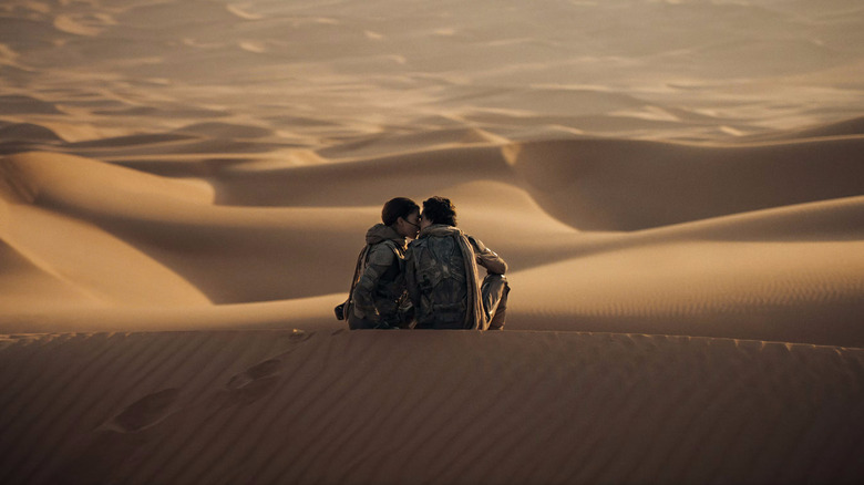 Chani Paul kissing sand dunes