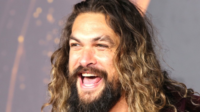 Jason Momoa smiling