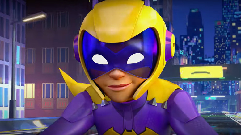 Batgirl from Batwheels smiling