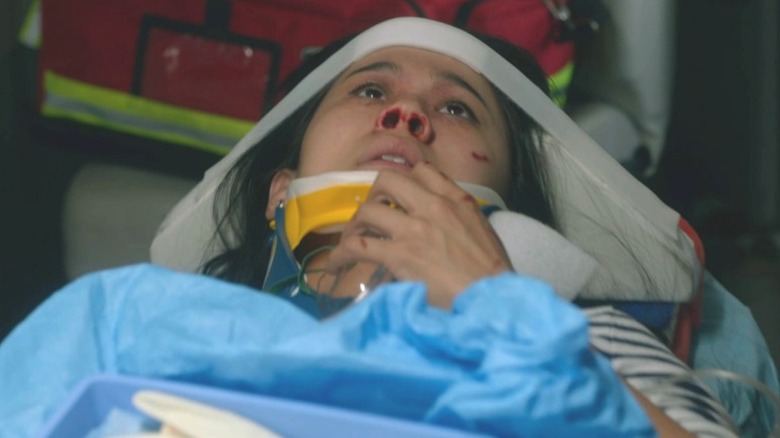 Shannon from Station 19 with injuries