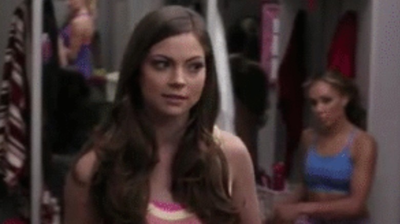 Mason throws a sideways glare