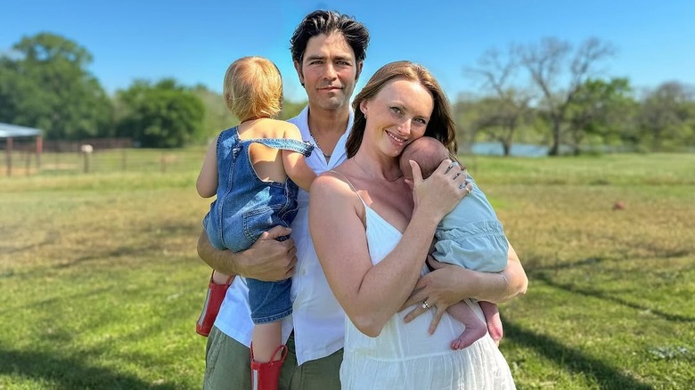 Adrian and Jordan Grenier with their two children