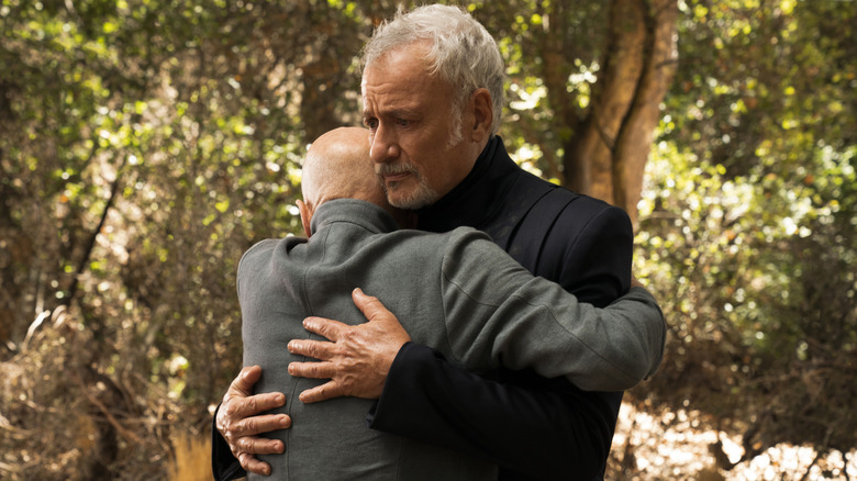 Q and Picard embracing