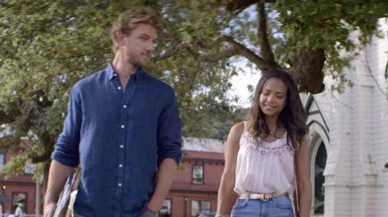 Jake and Gabriela walking