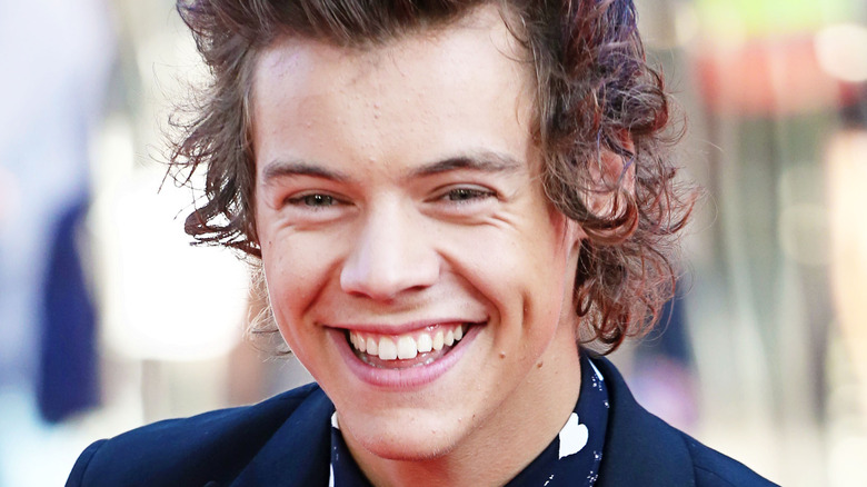 Harry Styles smiling