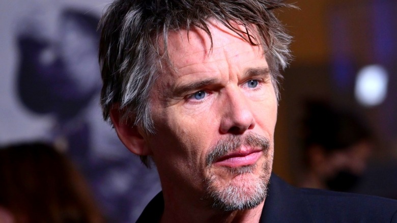 Ethan Hawke looking into camera