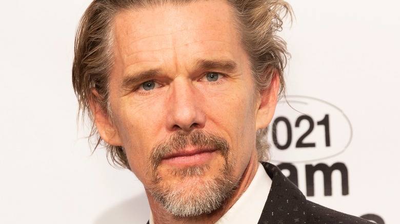 Ethan Hawke looking into camera