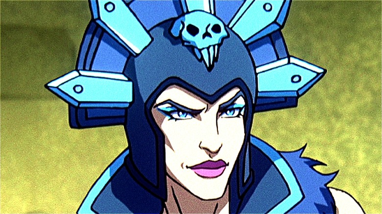 Evil-Lyn smirking in Masters of the Universe