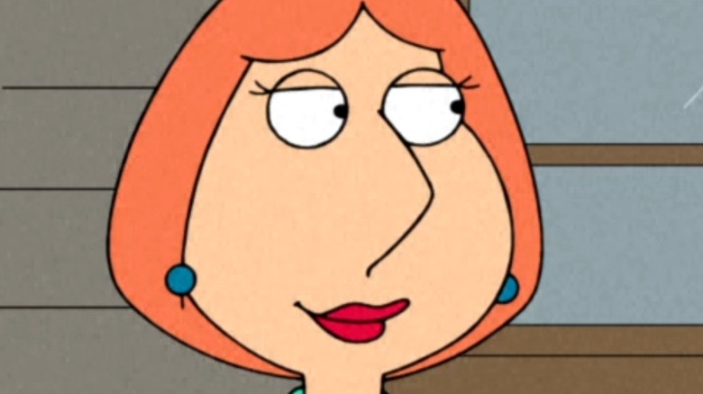 Lois Griffin looks away