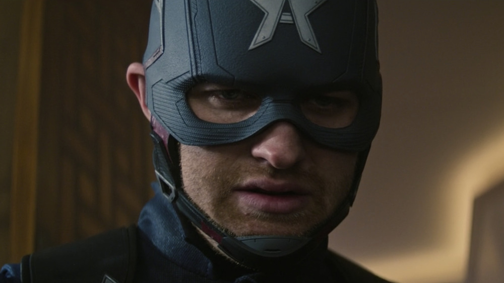 Captain America shocked