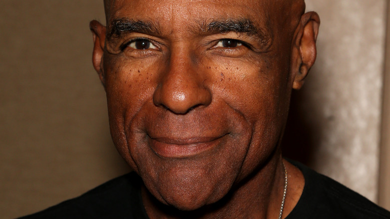 Michael Dorn smiling