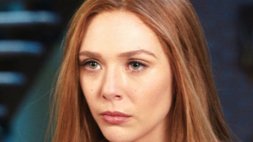 Elizabeth Olsen Wanda Maximoff glaring