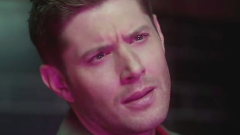 Dean Winchester looks to the side