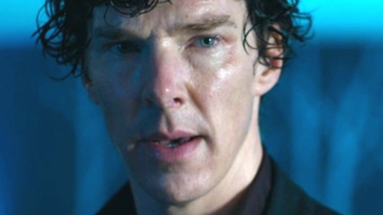 Sherlock looks suspicious