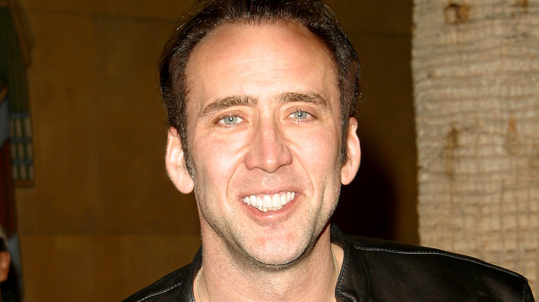 Nicolas Cage at event smiling