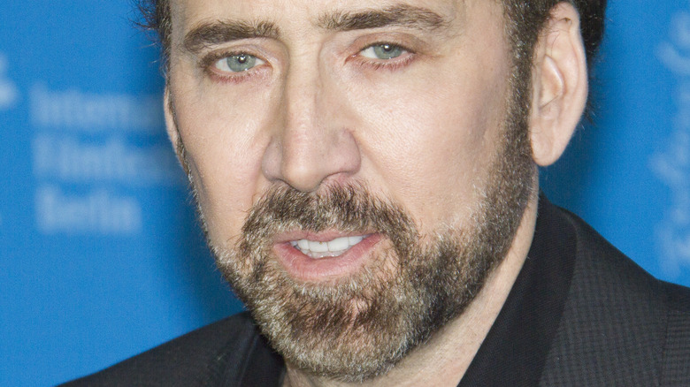 Nicolas Cage at event smiling