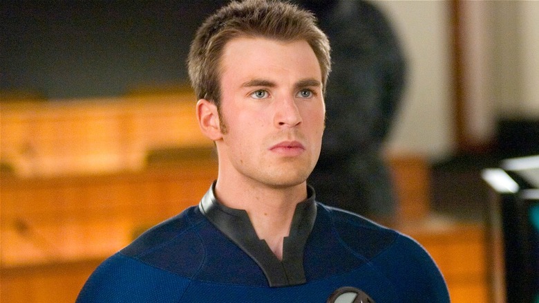 Johnny Storm looking serious in Fantastic Four: Rise of the Silver Surfer