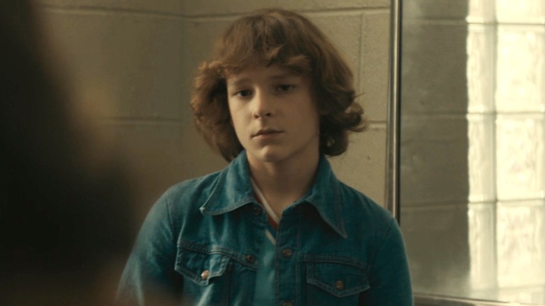 Finney wearing jean jacket