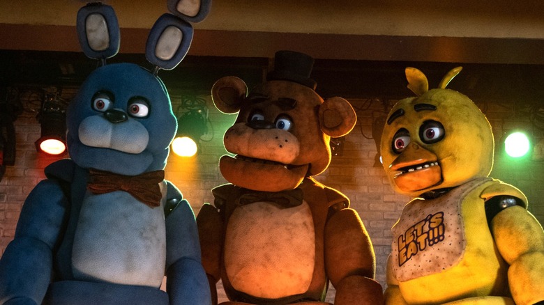 Freddy and friends on stage