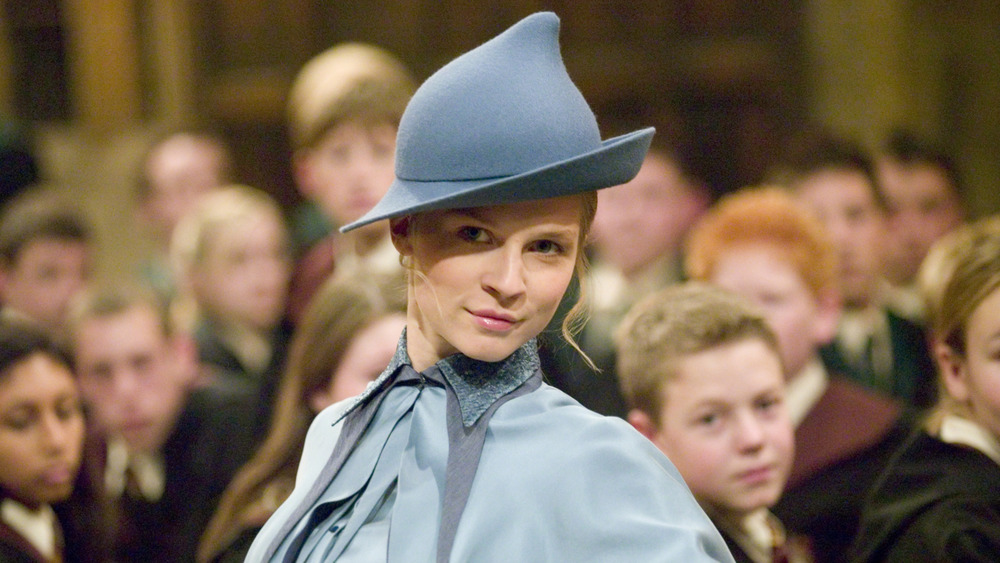 Fleur Delacour wearing a felt hat