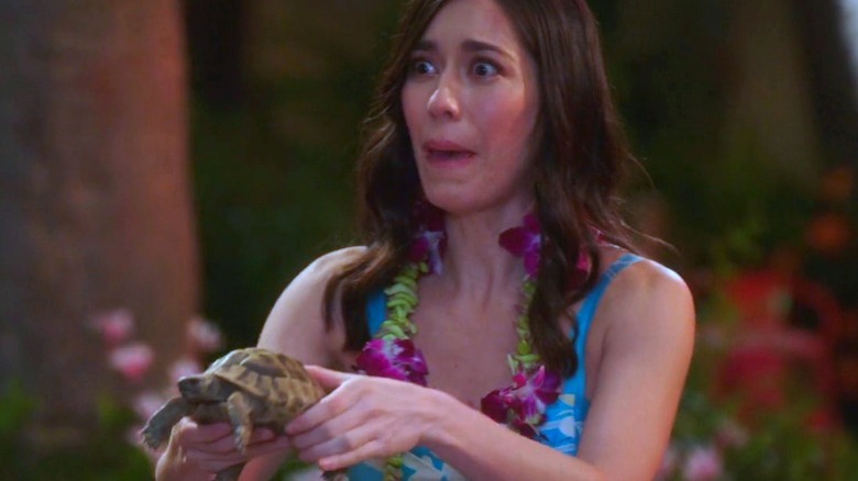 Matilda and her pet turtle