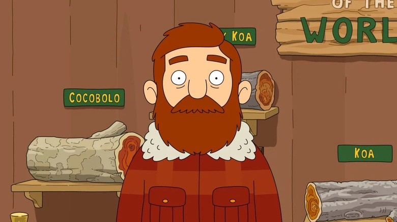 Beef Tobin looking shocked in The Great North