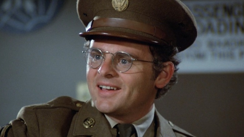 Radar smiles in his dress uniform in MASH