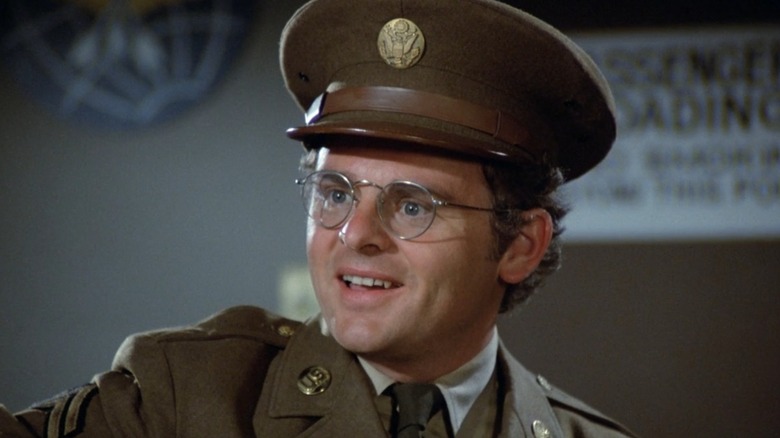 Radar smiles in his dress uniform in MASH