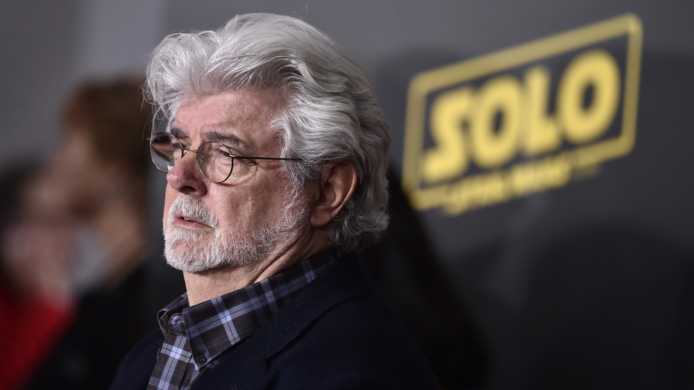 George Lucas attends the premiere of Solo: A Star Wars Story