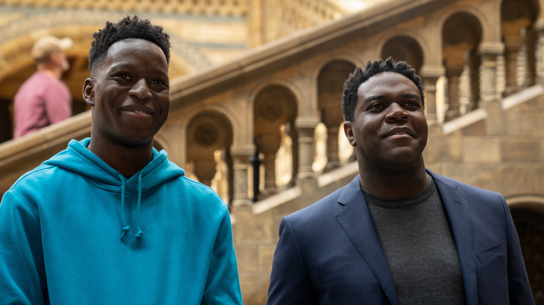 Toheeb Jimoh and Sam Richardson in Ted Lasso