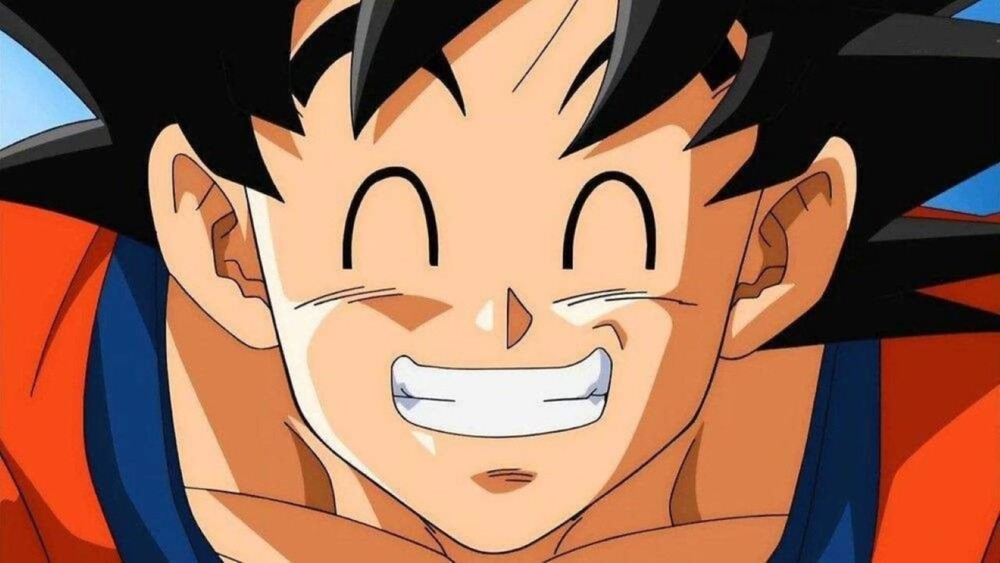 Dragon Ball Z Super Goku smiling