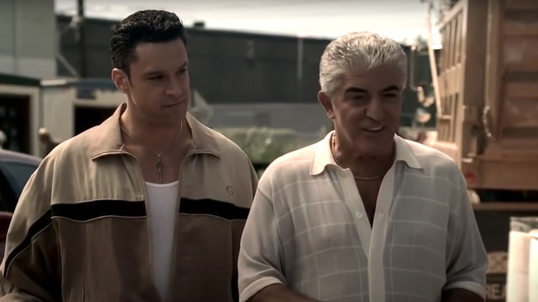 Billy Leotardo listening to Phil 