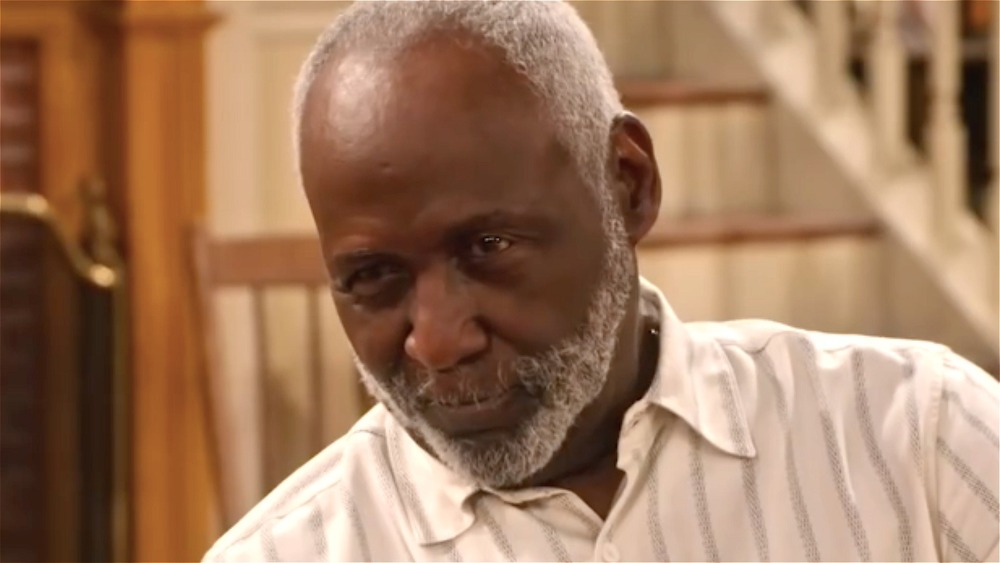 Richard Roundtree looking serious