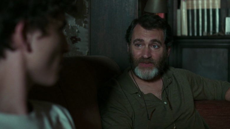 Elio's father talking to him