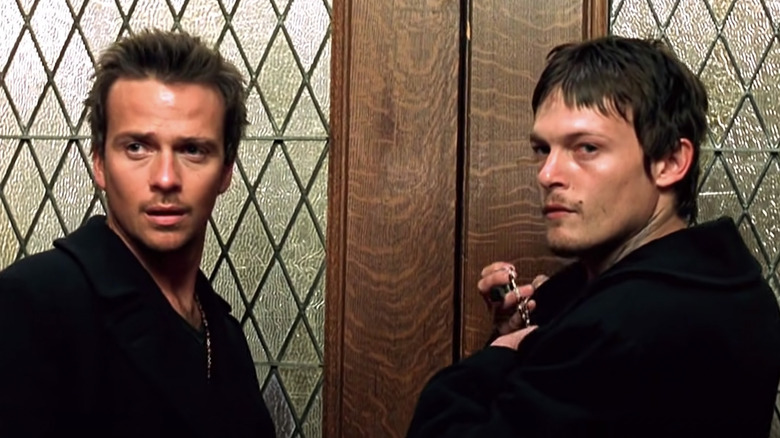 Sean Patrick Flanery and Norman Reedus in The Boondock Saints