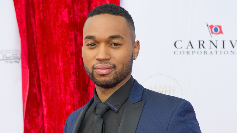Tye White on the red carpet