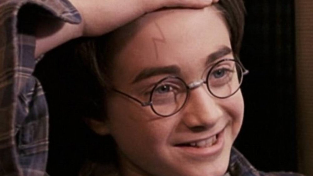 Daniel Radcliffe as Harry Potter in the Sorcerer's Stone